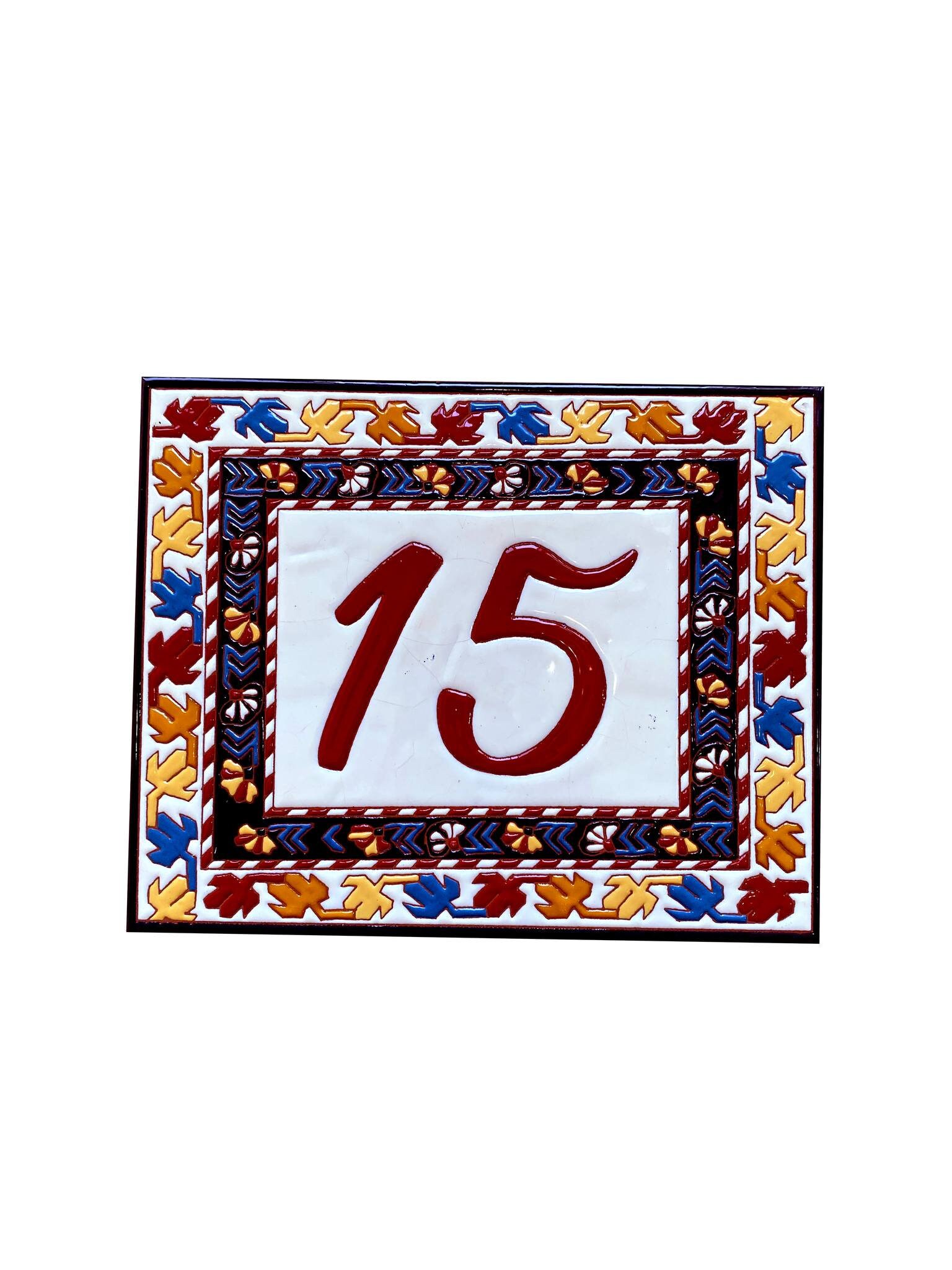 Decorative Ceramic Address Tile Etsy