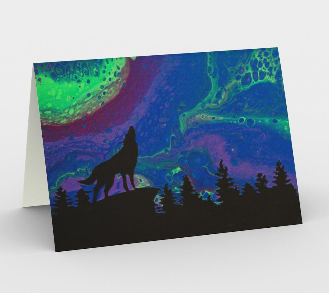 Northern Howl Card - Etsy