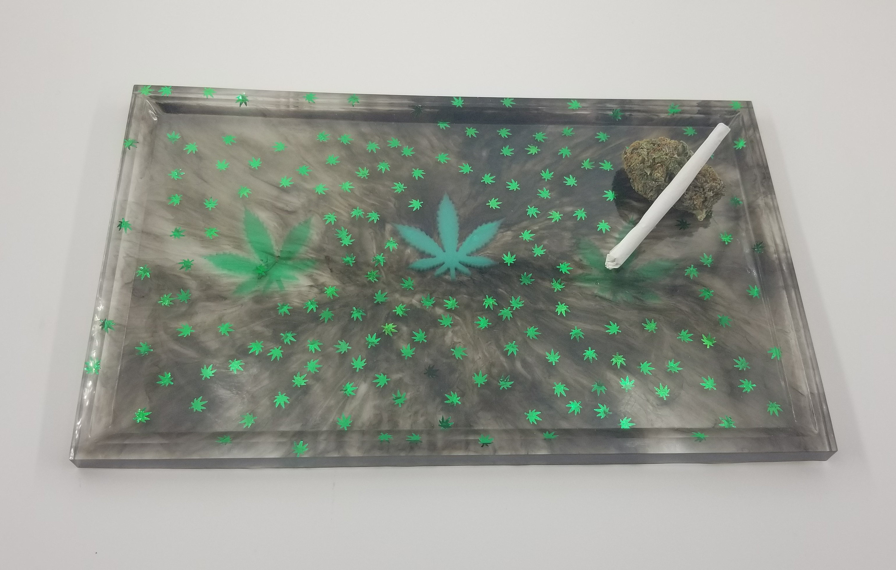Resin Weed Leaf Rolling Tray. Serving Tray. 420. Bud. Weed. Etsy