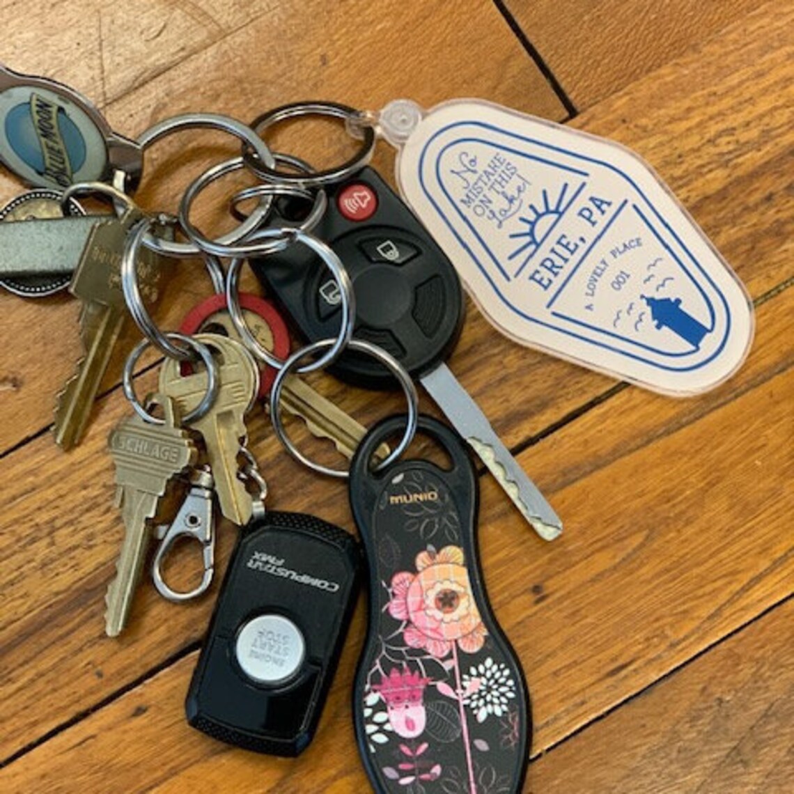 Motel Keychain Etsy