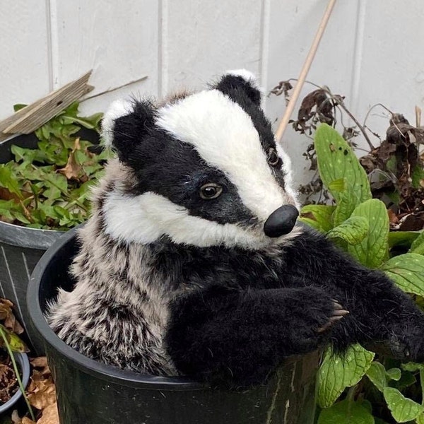Badger Doll Etsy