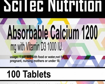 Calcium Magnesium Vitamin D 120 Tablets Bone Osteoporosis X