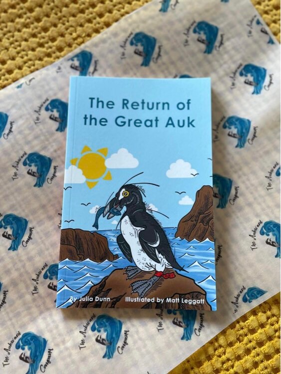 アンティークプリントフレームGREAT AUK