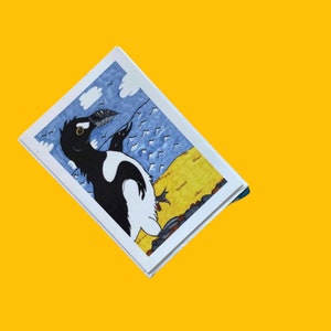 Carte de vœux avec Aukid le Grand Auk