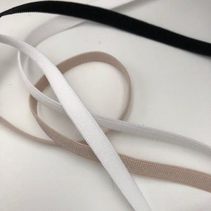 Elastiques plats spécial lingerie 6mm Flat elastic for lingerie making 6mm couture lingerie image 3