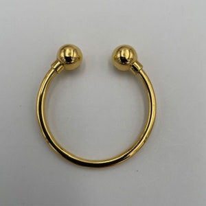Separator for swimsuit ROUND GOLD shape - swimwear buckle gold ring form - DIY