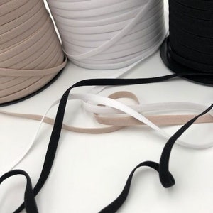 Elastiques plats spécial lingerie 6mm Flat elastic for lingerie making 6mm couture lingerie image 1