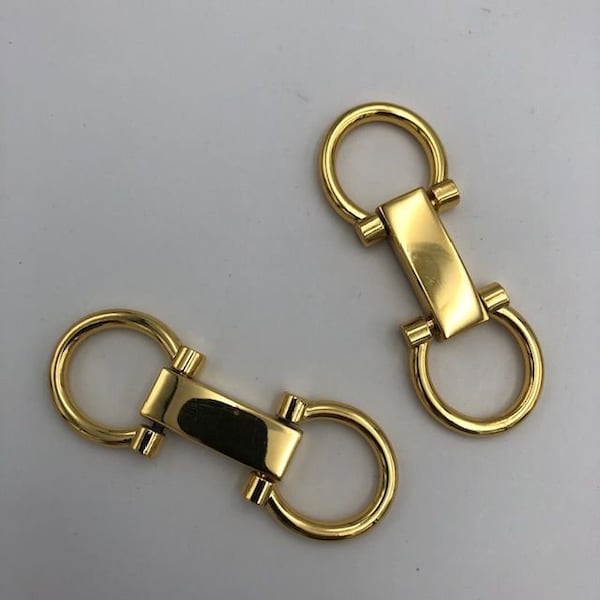 Accessoire chaine (paire) pour maillot de bain et sac OR  - swimwear accessories chain form gold color - DIY