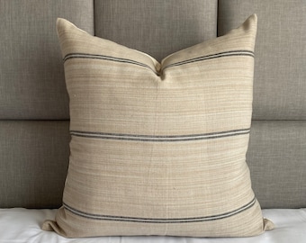 Handwoven Cotton Pillow Cover, Chiang Mai Woven Detail