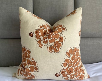 Handmade Hmong Pillow Cover, Floral Batik Cotton, Chiang Mai Style