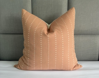 Handwoven Chiang Mai Cotton Pillow Cover, Striped Detail