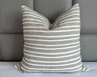Handwoven Chiang Mai Cotton Pillow Cover, Striped Decor