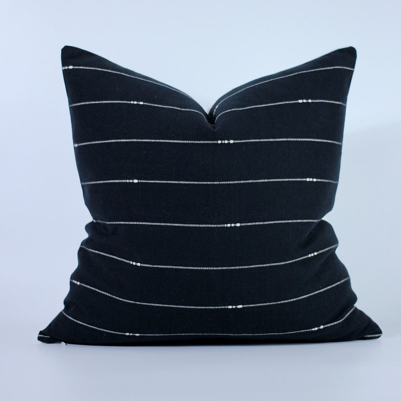Luxury and pretty pillow cushion From Chiang Mai Thailand. Cotton woven slight pattern and pretty detail The Chiang Mai pillow cover