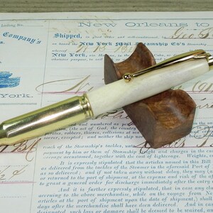 308 Once Fired Cartridge Deer Antler Bullet Pen