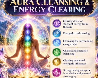 Aura Cleansing Session | Chakra Balancing, Cord Clearing & Spiritual Energy Renewal