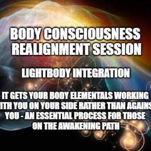 Body Consciousness Realignment - Lightbody Integration - 1st session - live zoom