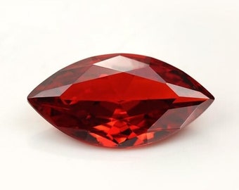 Red Garnet Color Marquise Cubic Zirconia AAAAA Quality Red Marquise Shape CZ Loose Cubic Zirconia Stone Size 1x2mm ~ 7x14mm