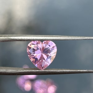 Cubic Zirconia AAA Quality| Cubic Zirconia Heart Shape Pink Color CZ| Loose Stones Brilliant Quality | For Jewelry Making | (2mm-8mm)