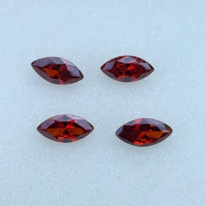 Red Garnet Color Marquise Cubic Zirconia AAAAA Quality Red Marquise Shape CZ Loose Cubic Zirconia Stone Size 1x2mm ~ 7x14mm