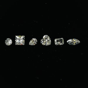 White Cubic Zirconia | AAAAA Quality 6 Shapes Lot Cubic Zirconia White Color CZ Loose Stones Brilliant Quality CZ For Jewelry Making.