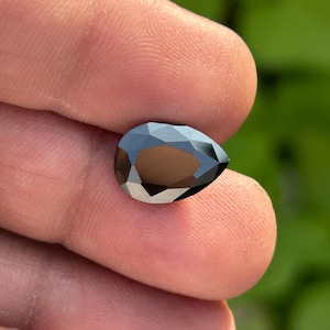 Black Color Pear Shape Cubic Zirconia | AAA Quality Cubic Zirconia Pear Shape Black CZ Loose Stones Brilliant Quality (2x4mm-10x12mm)