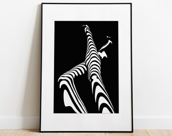 Shadow Silhouette - Wall Art, Print, Poster, A4, A3, A2, A1 (Frame not included)