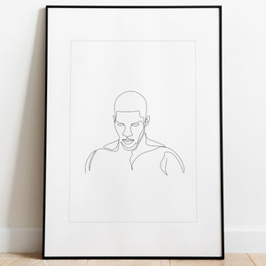 Anthony Joshua - Wall Art, Print, Poster, A4, A3, A2, A1 (Frame not included)