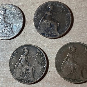 PRED015  Victorian Penny set 1896-1899
