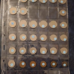 COIN029 1940&#39;s and 1950&#39;s Belgian coin set