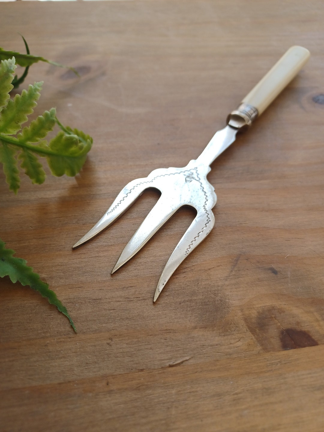 Vintage Meat Carving Fork Etsy