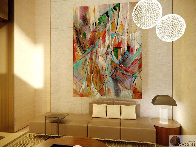 Original Bull Abstract Paintings on Canvas Modern Bull - Etsy