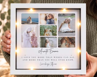 Personalised Auntie photo frame | Auntie Birthday gift | Gifts for her Auntie photo gift | Sister Christmas gift | Sister Birthday Gift