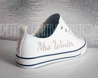 Bride Converse Etsy