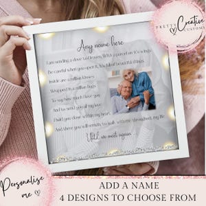 Personalised Memorial gift photo frame bereavement gift funeral gift Remembrance gift wedding memorial Sympathy gift loving memory gift