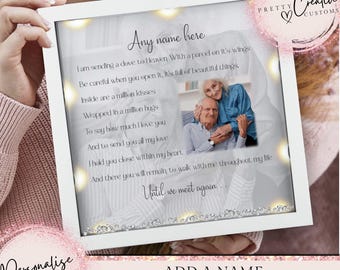 Personalised Memorial gift photo frame bereavement gift funeral gift Remembrance gift wedding memorial Sympathy gift loving memory gift