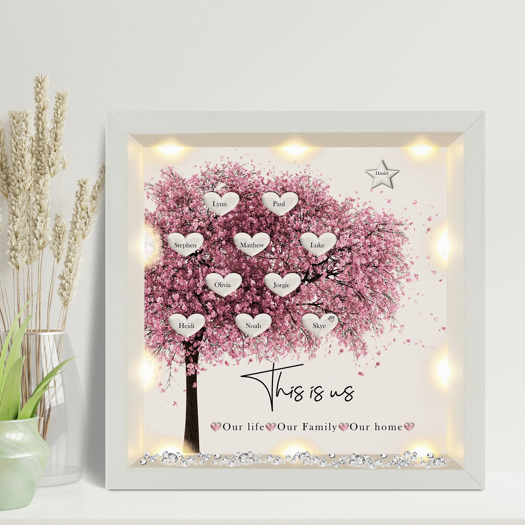 Grandma Shadow Box Template Etsy