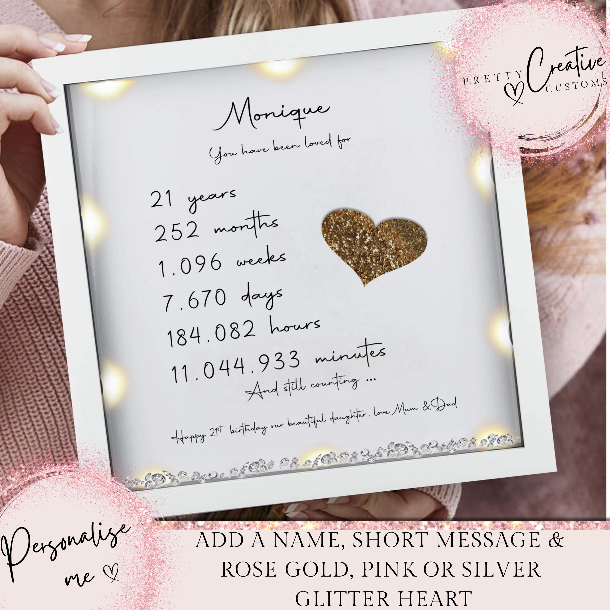 Happy 21st Gifts For Daughter Turning 21 Niece Birthday Gift Ideas