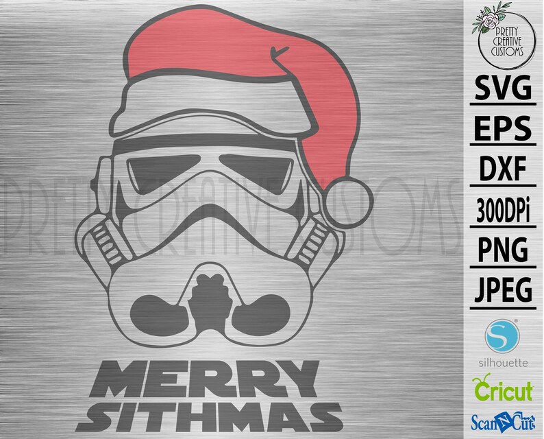 Download Stormtrooper Merry Sithmas SVG Darth Vader Christmas star ...