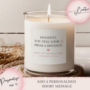 30th Birthday, Funny Candle, 30th Birthday Gift, Birthday Candles, Funny Gifts, Best friend Gift, Gift for Her, Gift for Him, Gag Gift