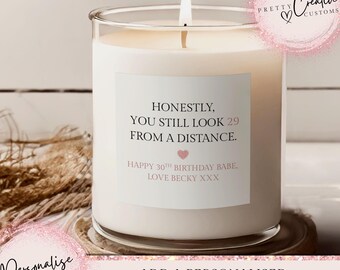 30th Birthday, Funny Candle, 30th Birthday Gift, Birthday Candles, Funny Gifts, Best friend Gift, Gift for Her, Gift for Him, Gag Gift