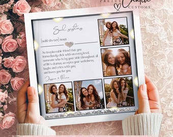 Best friend personalised photo frame besties Christmas gift friends birthday gift soul sisters gift friends photo frame Gifts for her
