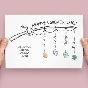 Grandad Birthday Gift for Fathers Day Gift Daddy Personalised Fishing ...