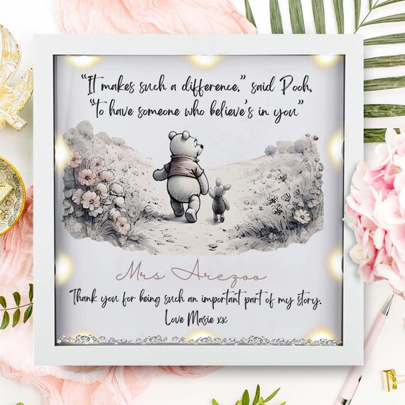 Personalised Thankyou Teacher Gift Nursery School Appreciation