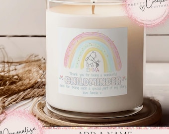 Personalised Childminder Thank You Candle, End Of Nursery Card, Childminder Appreciation Gift, Thank You Card Childcare, Childminder Card