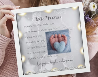 Infant memorial gift, infant loss, baby loss Frame, Baby loss keepsake, Remembrance, miscarriage keepsake, bereavement gift memorial gift