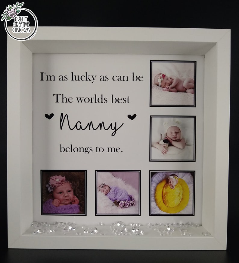 Personalised photo frame Nanny frame Mum birthday gift Etsy