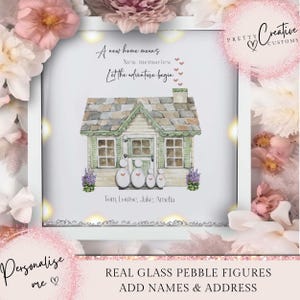 Personalised new home Gift, Couples Photo frame, Gift for Her, Newlywed gift, gifts for Her, moving house, House warming, First home gift