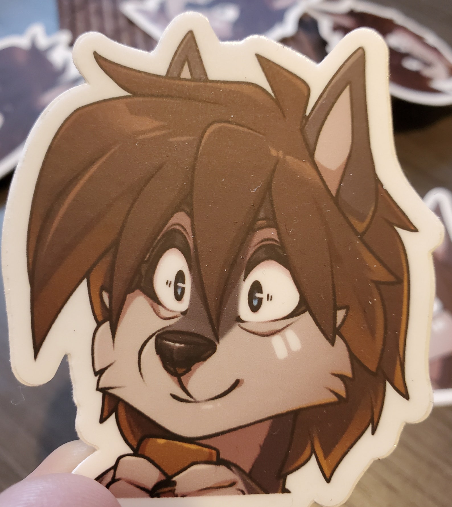 Sticker - Tala the Wolf [stunned] - Etsy
