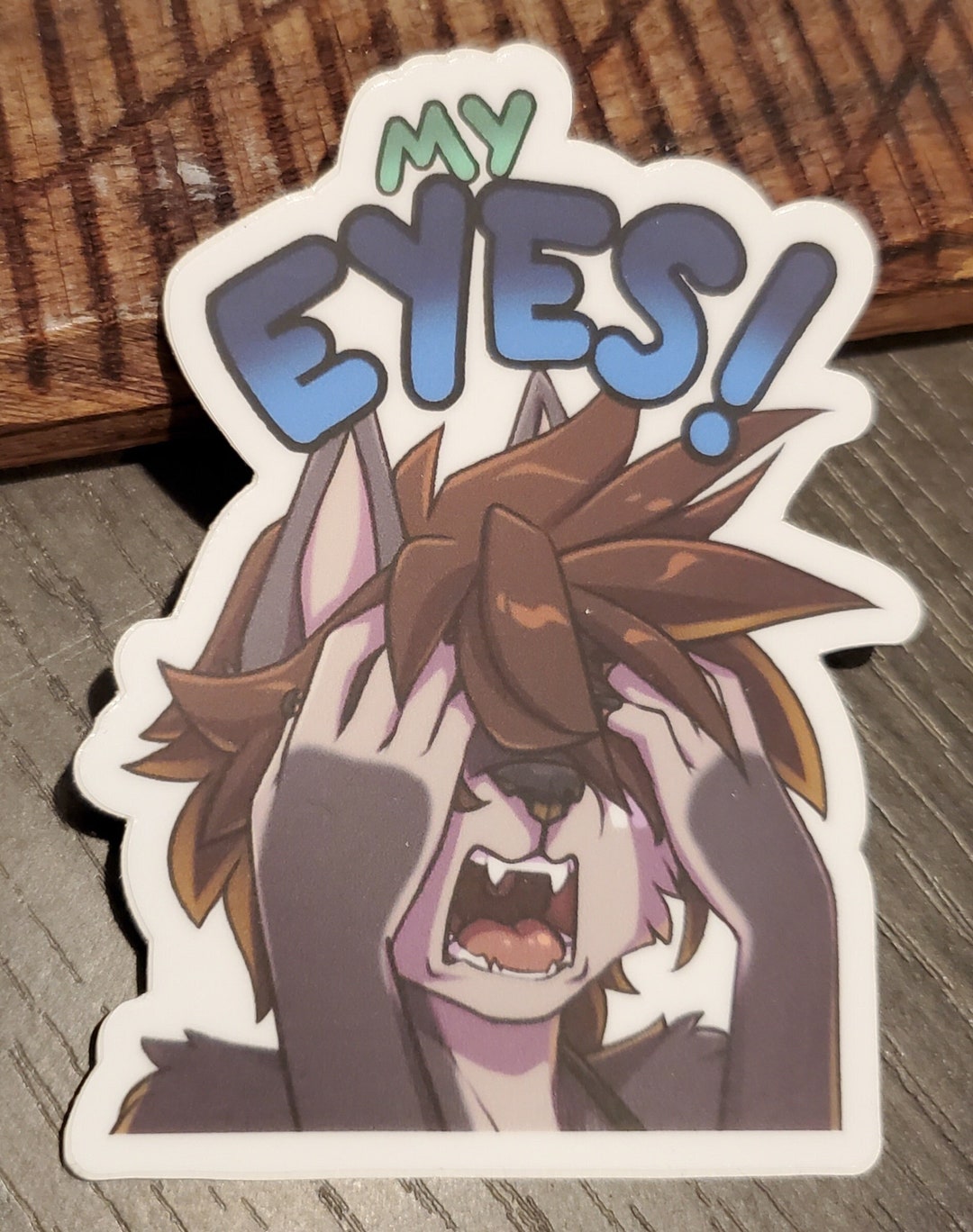 Sticker - Tala the Wolf [my Eyes!] - Etsy