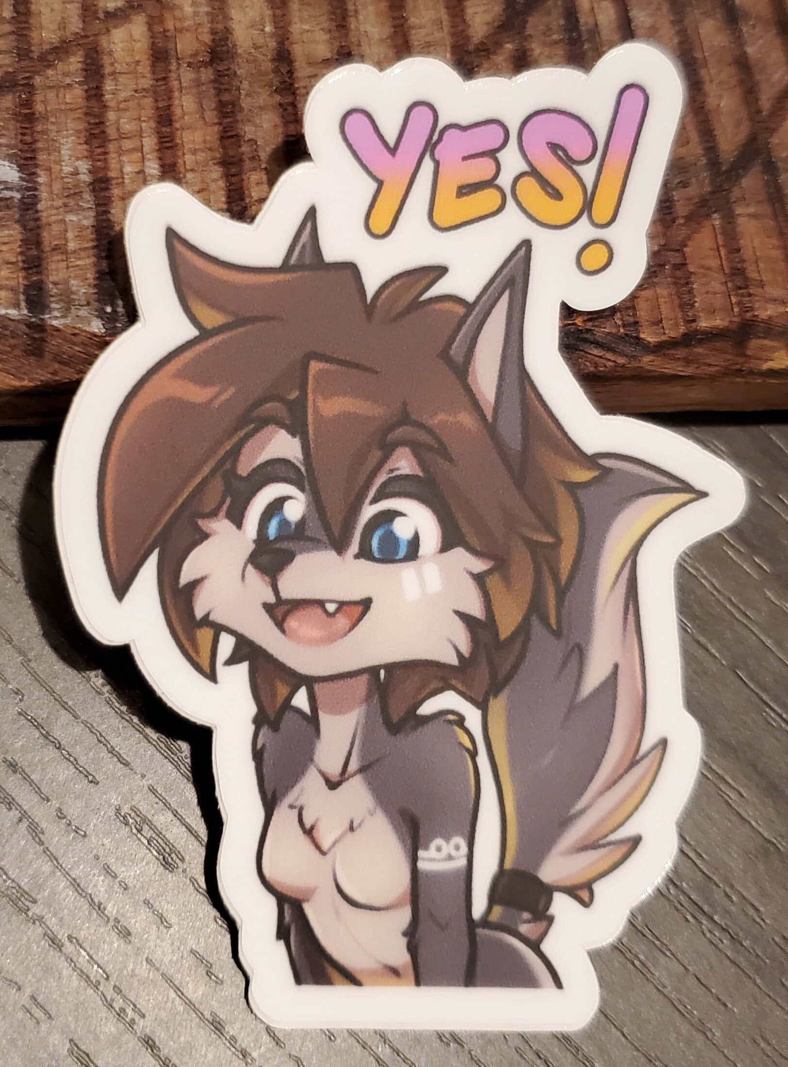 Protogen Calyx Sticker - Protogen Calyx Furry - Discover & Share GIFs